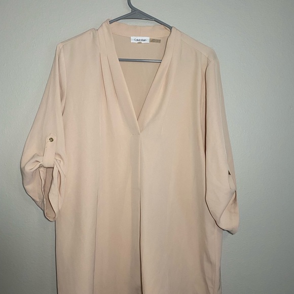 Calvin Klein light pink business shirt - Picture 2 of 5